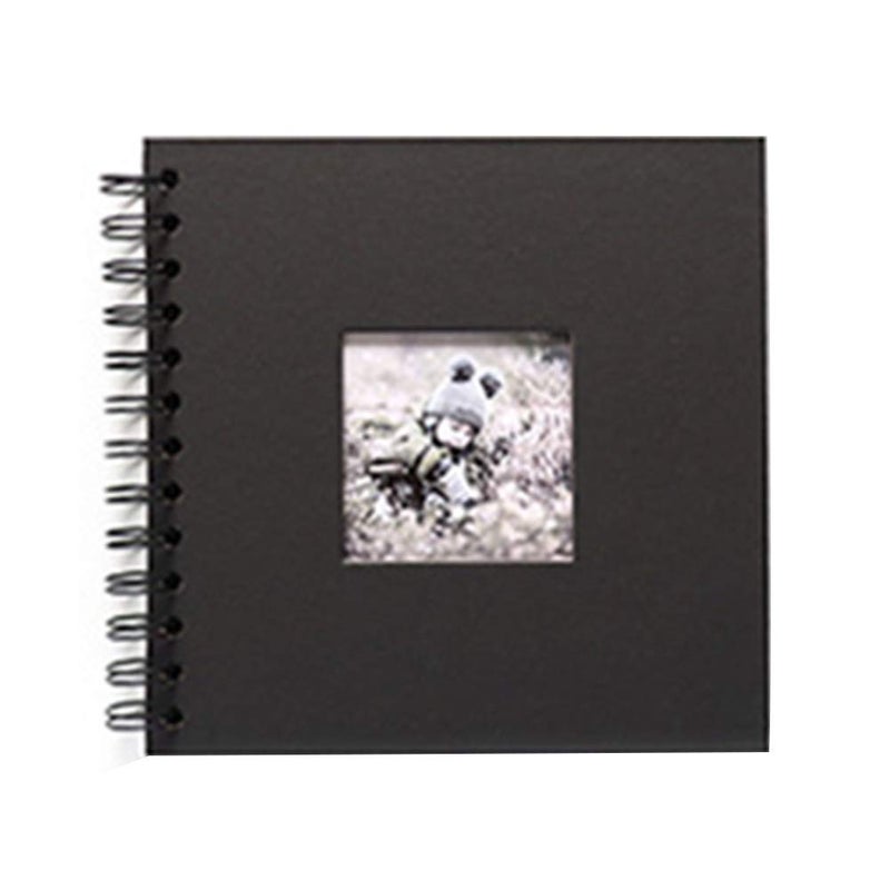 RICH 6 Inch Record 20 Sheets Photo Album Paper Photo Album Baby Scrapbook Children's Memory Book,for Craft Paper DIY Anniversary, Wedding, Valentines(17.3x9.8x2cm) - Image 2